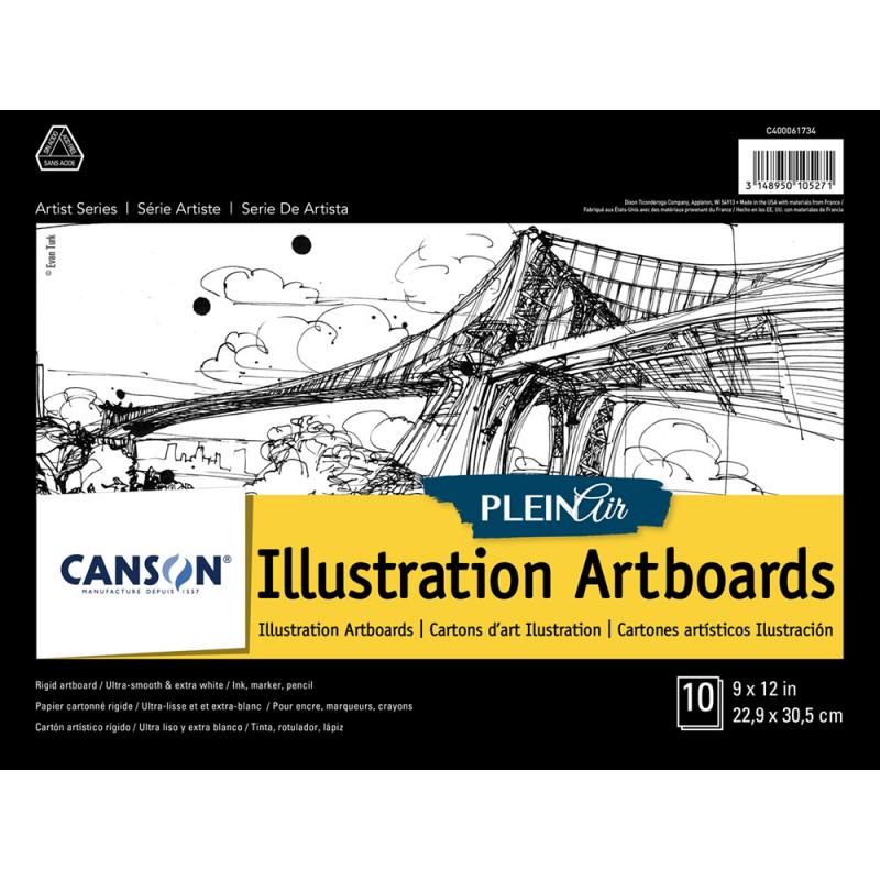 Canson Artist Series Marker Lettering Sketch Pad, 9 x 12, Fold-Over Cover  Set
