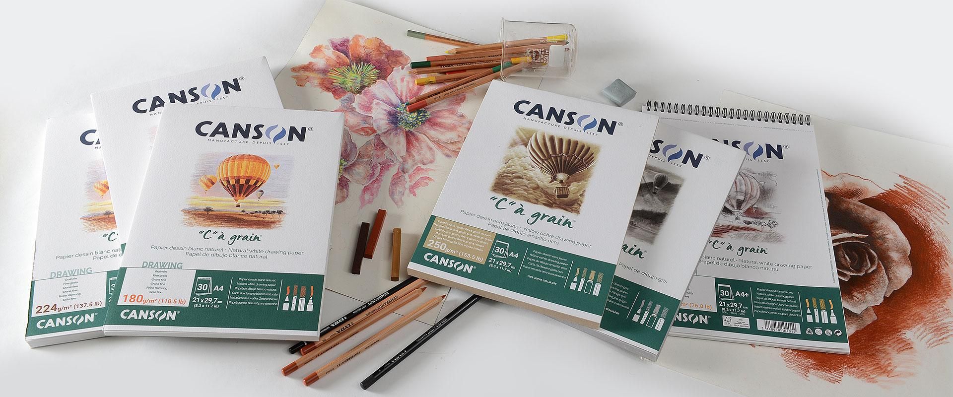 Canson C à Grain Frawing Paper