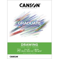 Canson Drawing Paper Pad Party Supplies, Ivory/Cream, 12 Pieces