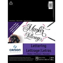 Canson Artist Series Pro Layout Marker Pad, 14” x 17”, Fold-Over Cover, 50  Sheets (100511049), 14 x 17, White