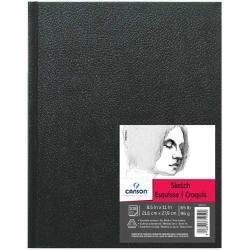 Canson Basic Sketch Book, 8-1/2 inch x 11 inch, White (108 Sheets)
