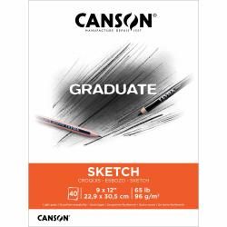 Canson Sketch Book Hard Cover 8.5 x 11 108 Sheets: University of