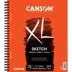 14 x 17 Inch 25 Sheets Bright White Smooth Finish Marker or Pencil 100 Pound Heavyweight Paper for Ink Fold Over Canson XL Series Bristol Pad 